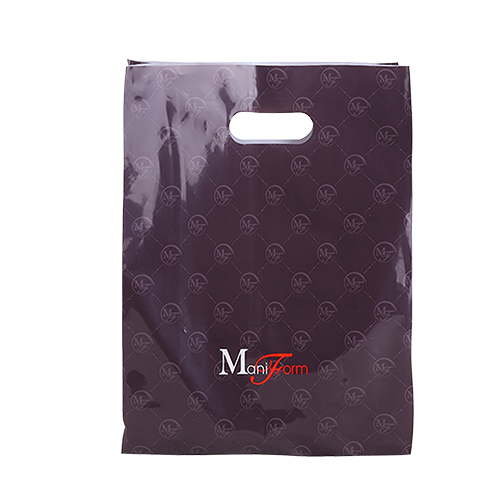 紫色平口服裝PE袋定制