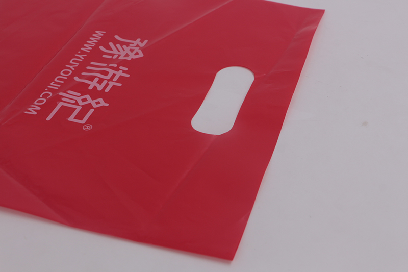 紅色pe平口服裝袋