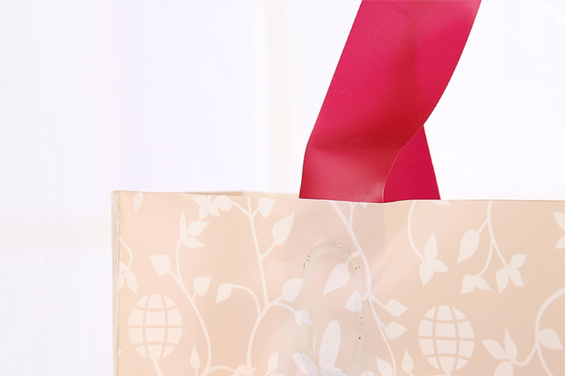 粉色PE手提收納塑料袋